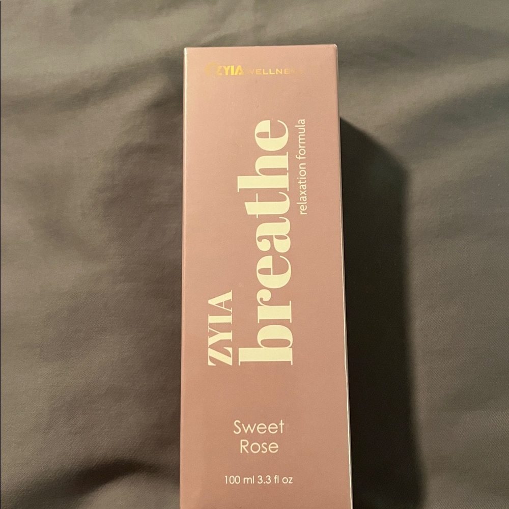 ZYIA Breathe Sweet Rose Relaxation Formula in Pink